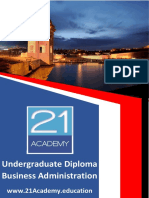 Prospectus Undergratuate Diploma in Business Administration