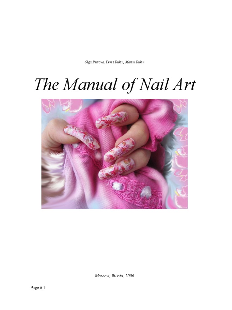 Nail Art Book PDF Nail (Anatomy) Watercolor Painting