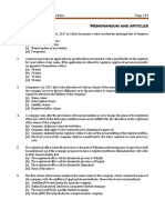 MCQS Chapter 2 Company Law 2017