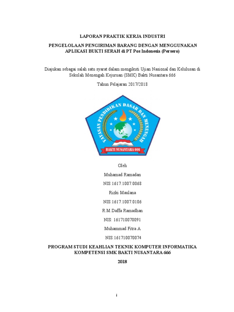 Laporan Praktek Kerja Industri (Copy) | PDF | Bisnis