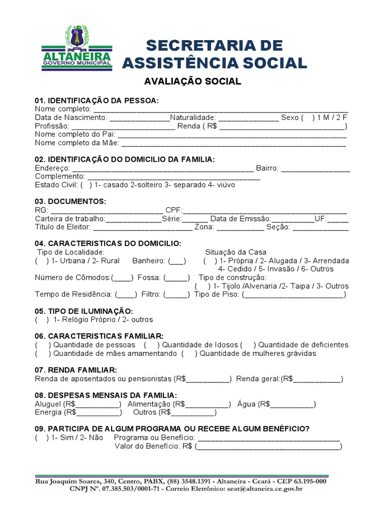 Avaliação Social | PDF