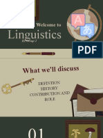 Linguistics