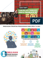 MATERI TAYANG - RINGKASAN PERMENDES NO. 8 TAHUN 2022 TENTANG PPDD 2023 by DESA Banget