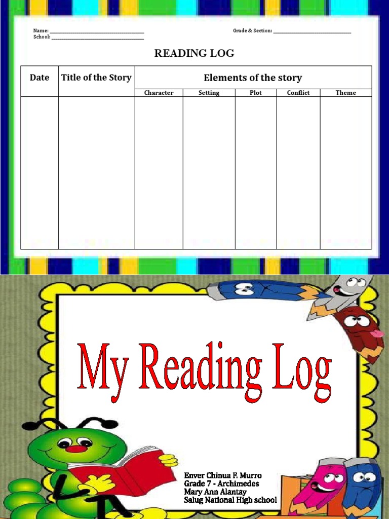 Weekly Reading Log Template | PDF