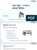 Build Your Own Chatbot Using Python