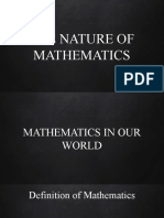 Mathematics in Our World