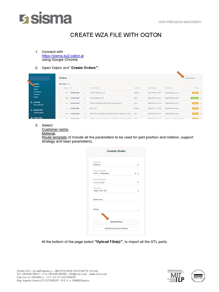 Create WZA File with Oqton Guide | PDF | Software | Software Development