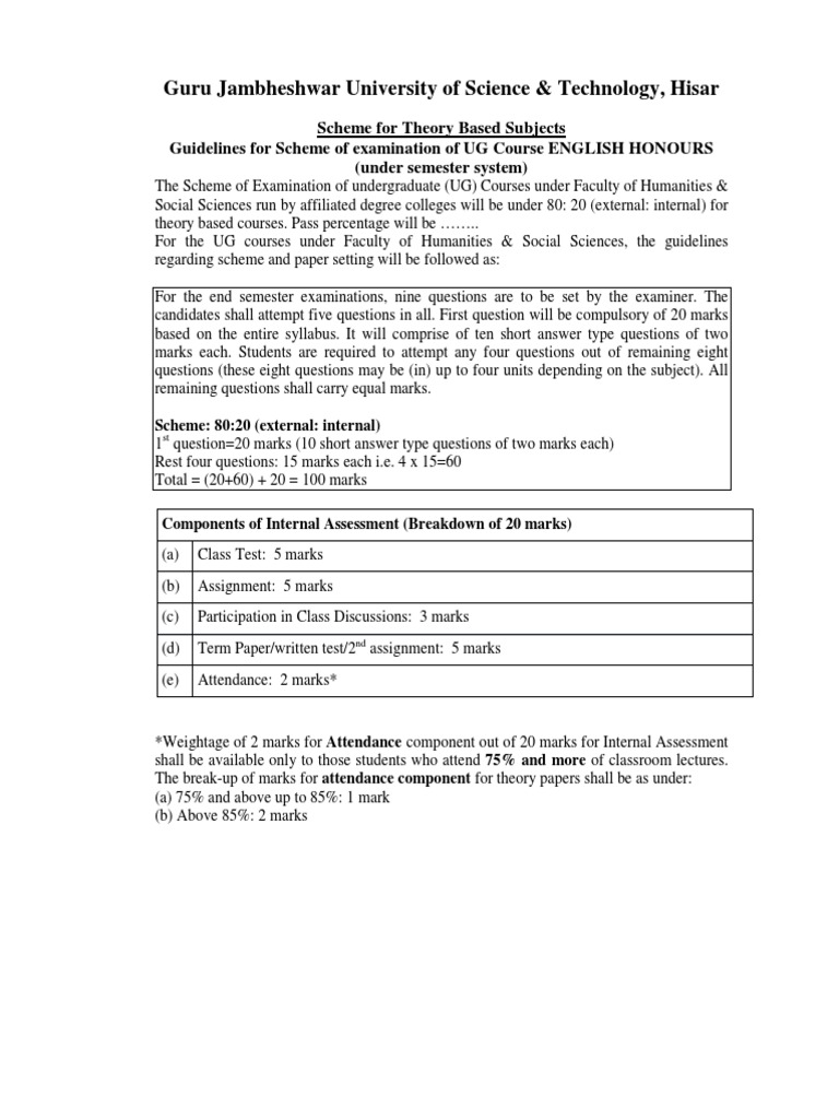 B.A. I English Honours PDF English Literature William Shakespeare