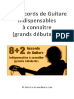 10 Accords Guitare Grands Debutants