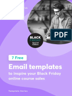 7 Free Email Templates To Inspire Your BF Online Course Sales