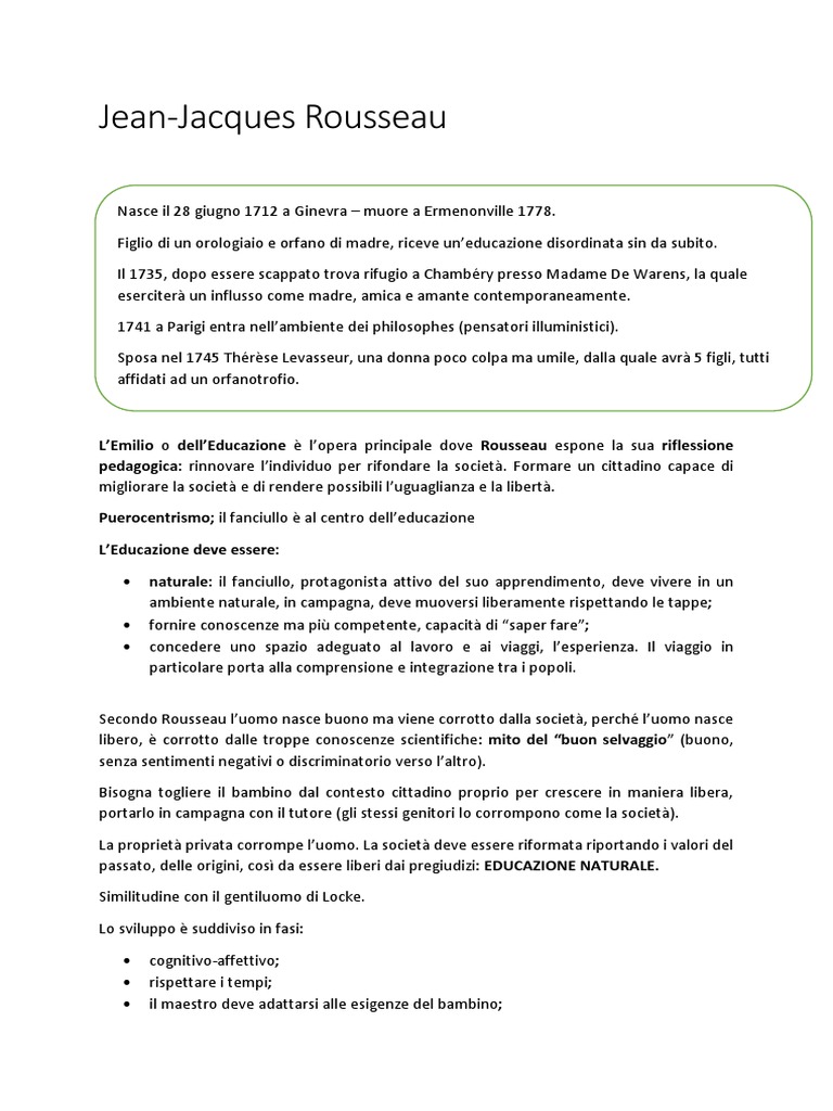 Rousseau | PDF