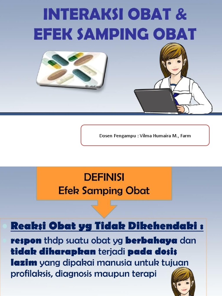 Efek Samping Obat Dan Efek Pemakaian Obat | PDF