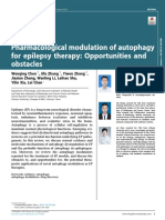 Pharmacological Modulation of Autophagy For Epilepsy Therapy: Opportunities and Obstacles