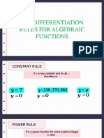 Differentiation Rules For Algebraic Functions Higher Order Derivatives Optimization Problems