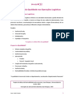 Importância Da Qualidade Nas Operações Logísticas - Plásticos Joluce SA