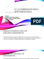 Bases de La Farmacología en La Anestesiología