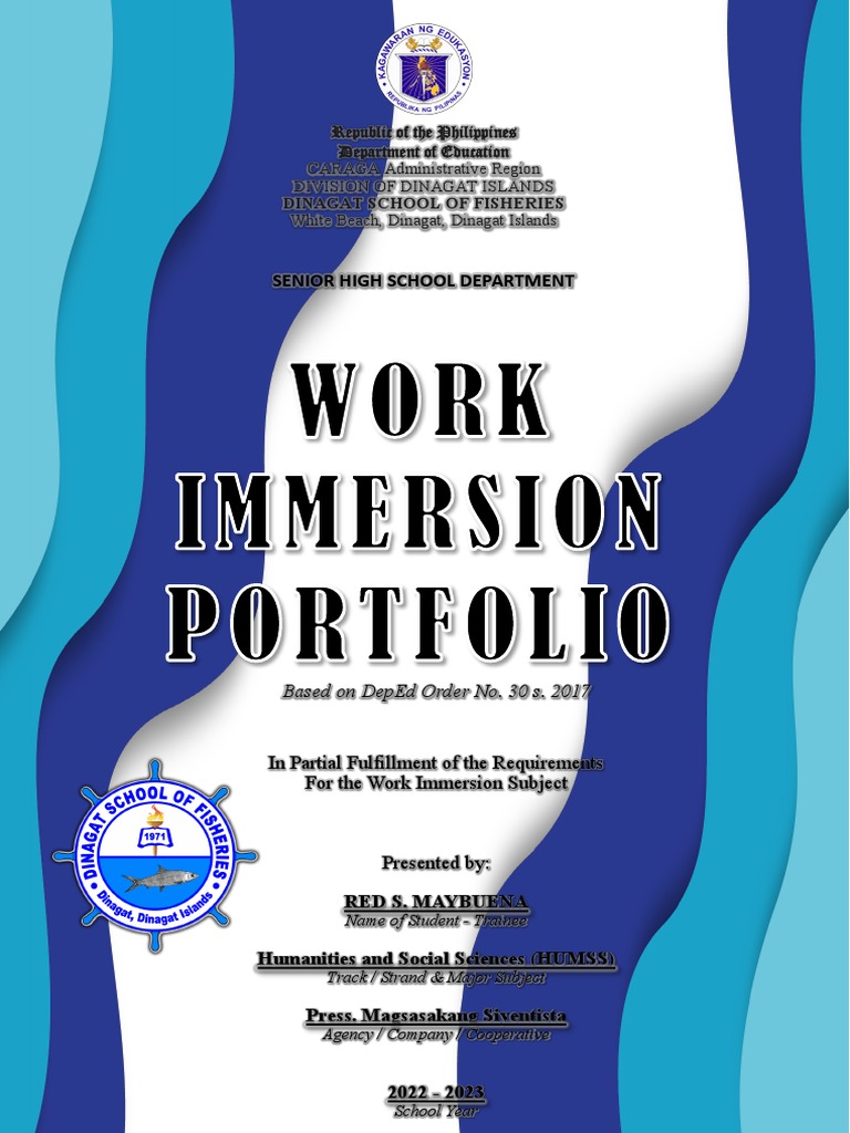 Work Immersion Portfolio Sample | PDF | Compost | Fertilizer