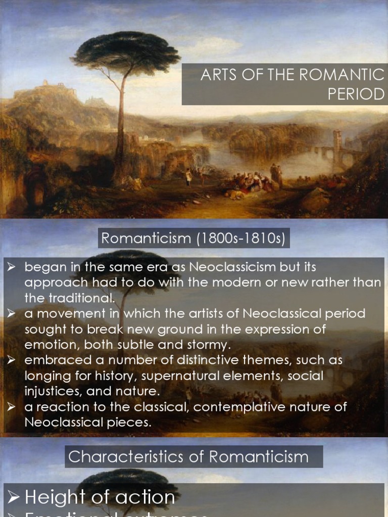 Overview of Romantic Period Art | PDF | Art | History