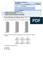 Evaluación Matemática Primeros Básicos Mayo