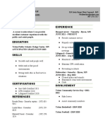 Resume Template1