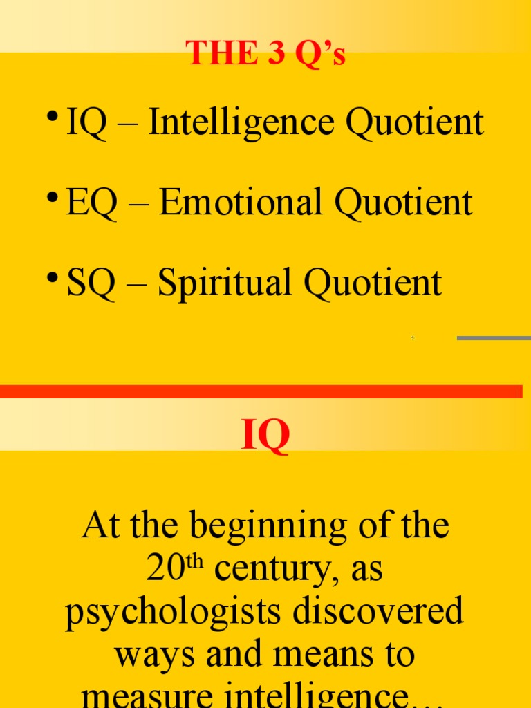 9 Spiritual Quotient PDF Emotional Intelligence Intelligence