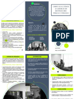 Tríptico Campo de Acción de La Gerencia en Organizaciones Públicas y Privadas