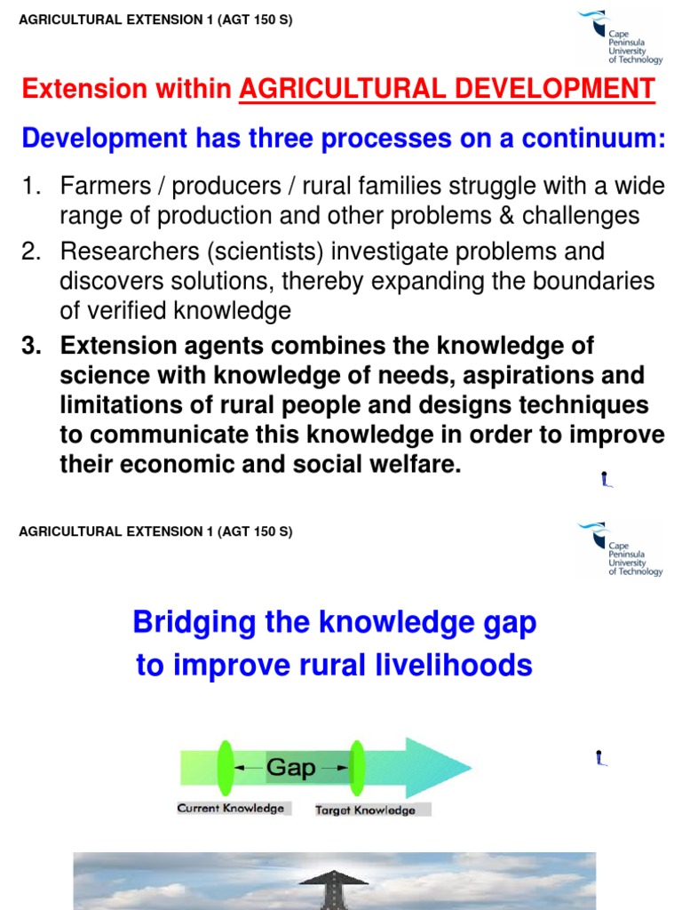 Philosophy of Agricultural Extension | PDF | Knowledge | Agriculture