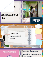 Kinds of Assessment Tools