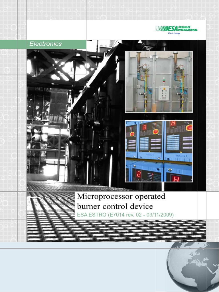 ESA ESTRO Burner Controller Manual | PDF | Alternating Current | Switch