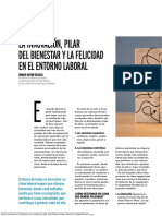 La Innovación, Pilar Del Bienestar y La Felicidad en El Entorno Laboral