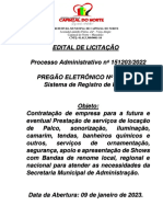 EDITAL Pregao ELETRONICO 033 2022 Eventos Administração 1