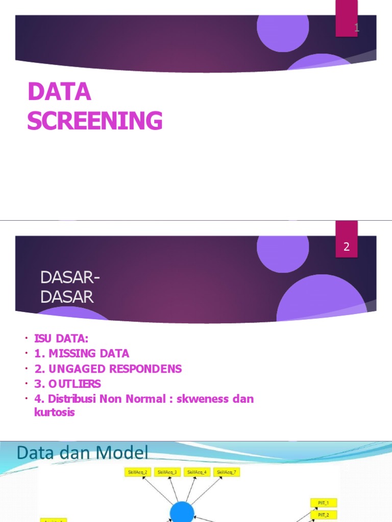 Data Screening PDF