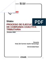 Proceso de Ejecucion Coactiva Tributaria