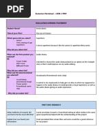 Evaluation Worksheet l2 FMP 2023