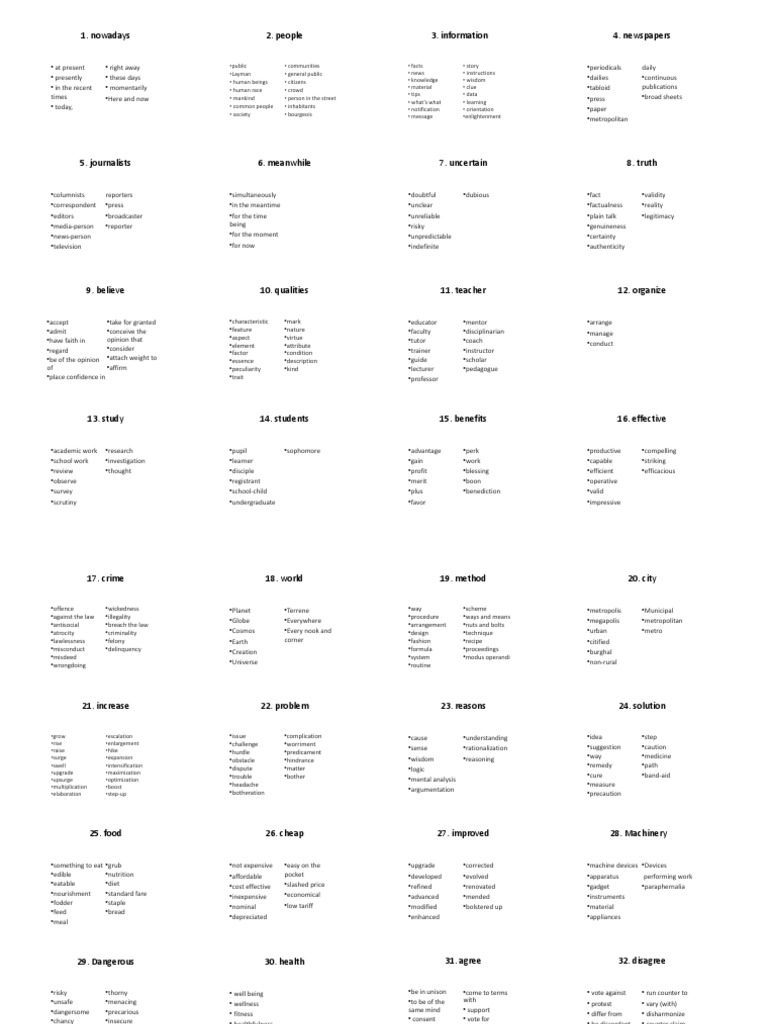 Synonyms 1 PDF Prison