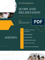 Pr1 Scope and Delimitation and The Significance of The Study