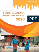 Statistik Daerah Kabupaten Batang Hari 2020