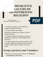 Comparative Analysis of Monotheistic Religion
