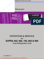 Carrier Truck Supra 550 650 750 850 950 Refrigeration Operation Service Manual
