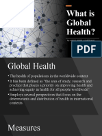 GE103 - REPORT (Global Health)