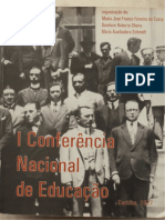 I Conferencia Nacional de Educação 1927