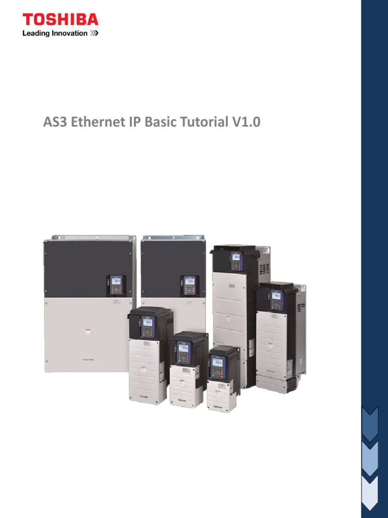 Toshiba AS3 Ethernet IP Setup Guide | PDF | Ip Address | Network Protocols