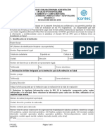 F Ps 052 Solicitud de Evaluación para Acreditación en Salud Ips Hospitalaria Seguimiento y Complementaria Versión 3.1 1