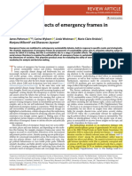 The Political Effects of Emergency Frames in Sustainability