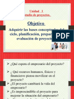 Clase 2. Formulacion y Evaluacion de Proyectos