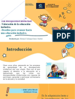 Educacion Inclusoiva Con Niños Discapacidad Intelectual