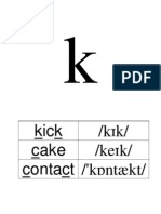 Phoneme K