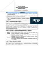Actualizacion Persona Juridica Razon o Denominacion Social PDF