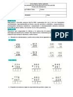 EVALUACION Matematicas Mayo