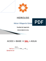 Quimica Industrial - Equilibrio Quimico - Hidrolisis (2023-1)